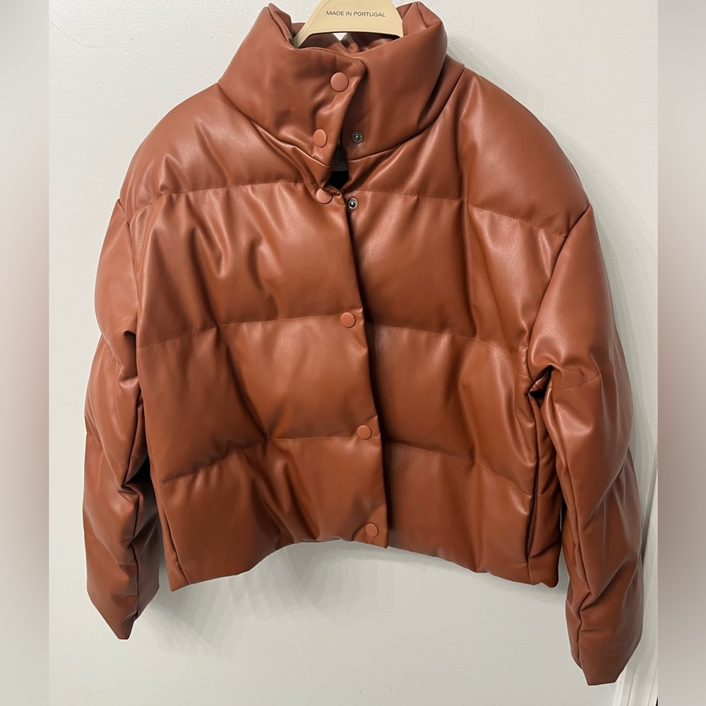 Women's Brown Puffer Jacket
